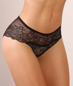 Трусики жіночі бікіні Orhideja 710-299 чорний-півонія
