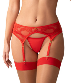 Пояс для панчіх Obsessive Aliosa Garter Belt