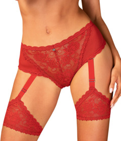Трусики Obsessive Belovya garter patnies