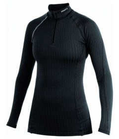 Жіноча термофутболка Craft Active Extreme Zip Turtle Neck LS Woman